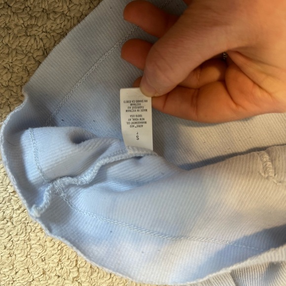 Aerie - Blue Tie Die Quarter Zip Sweater - Picture 4 of 4